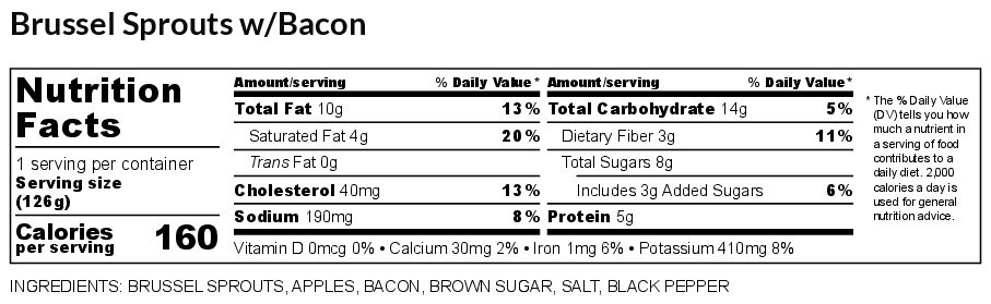 Brussel Sprouts with Bacon - Image 2